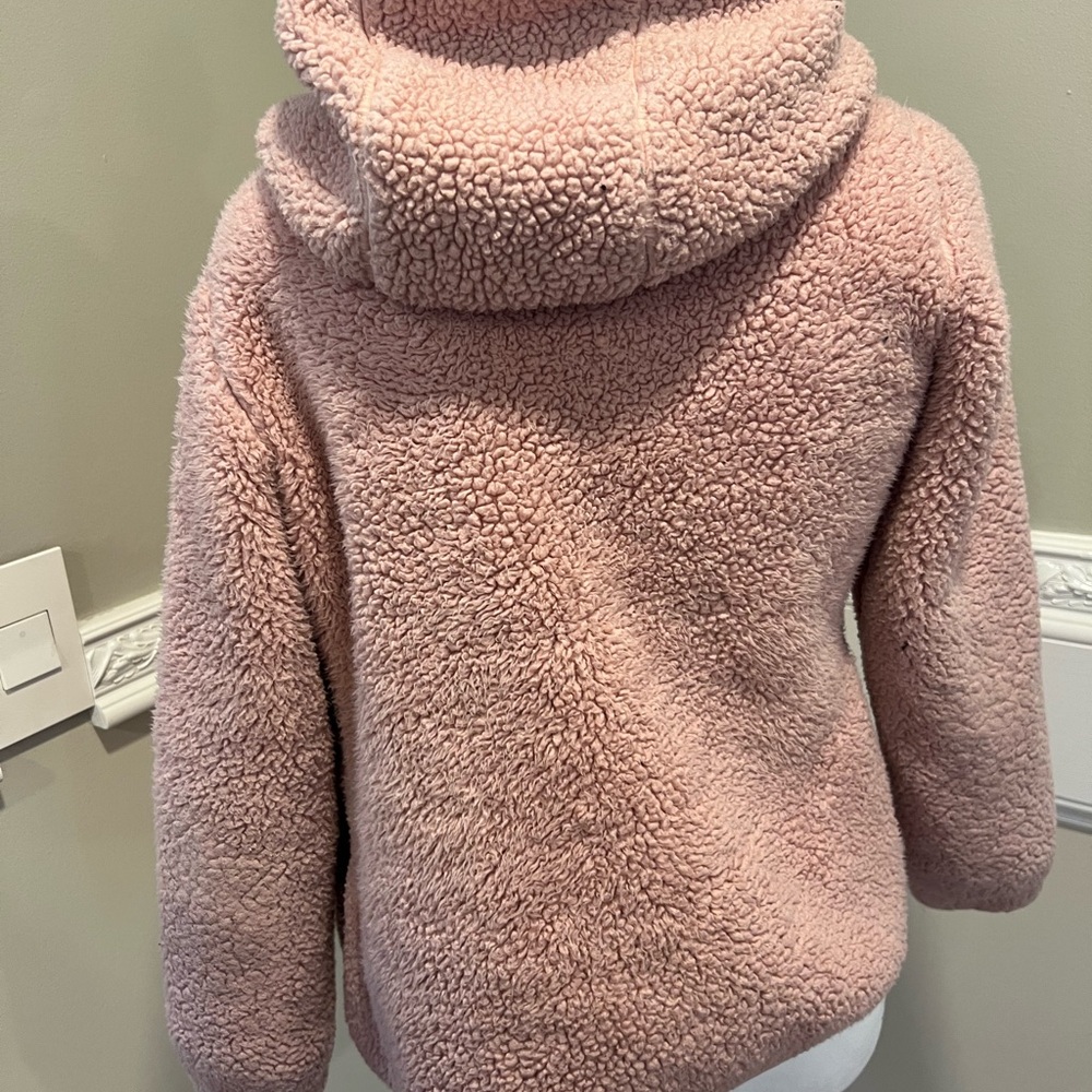 Pink Sherpa Hoodie